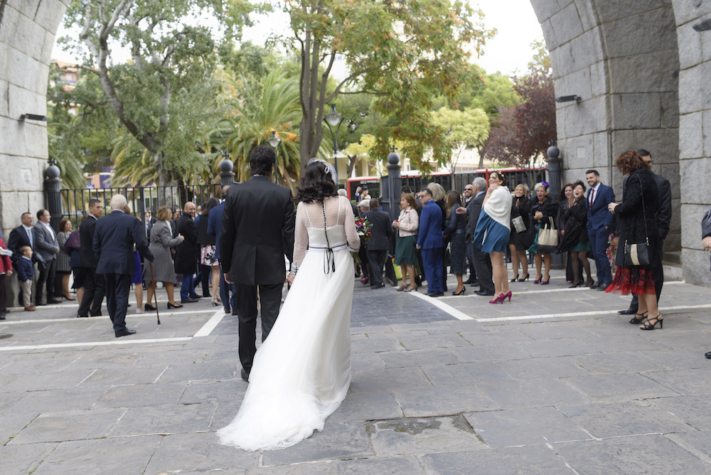 novia con ondas al agua look retro eva pellejero