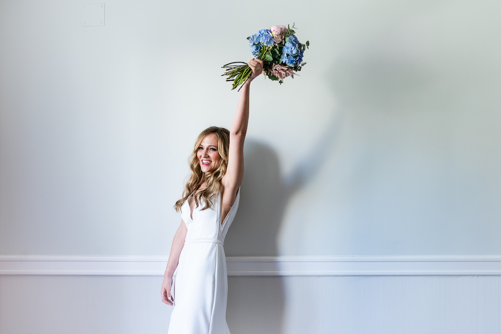 pelo suelto y tocado elegante peluqueria novias eva pellejero