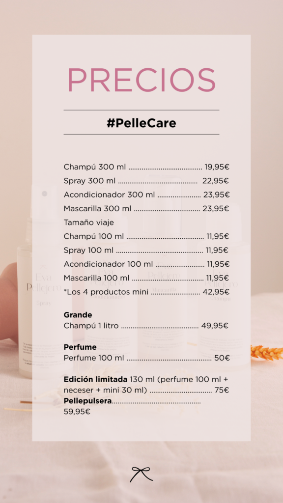 tarifas productos eva pellejero 2025
