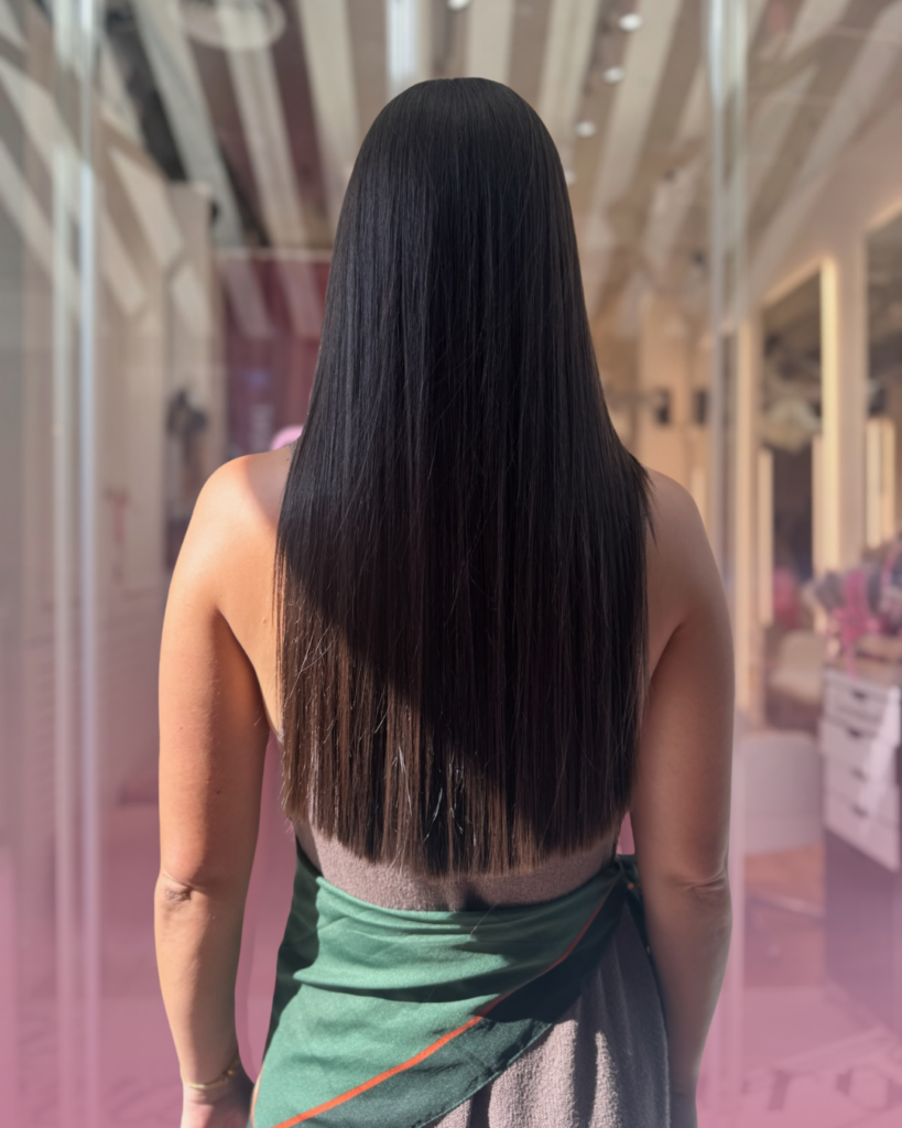 Melena recta XL