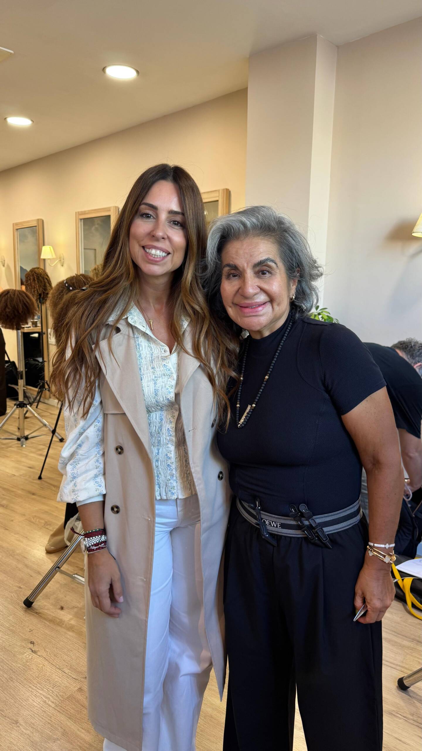 eva pellejero en Rëzo Academy con Nubia