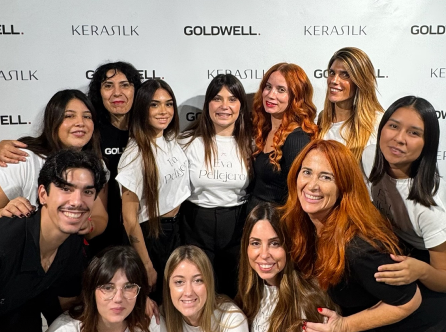 equipo eva pellejero en Goldwell españa