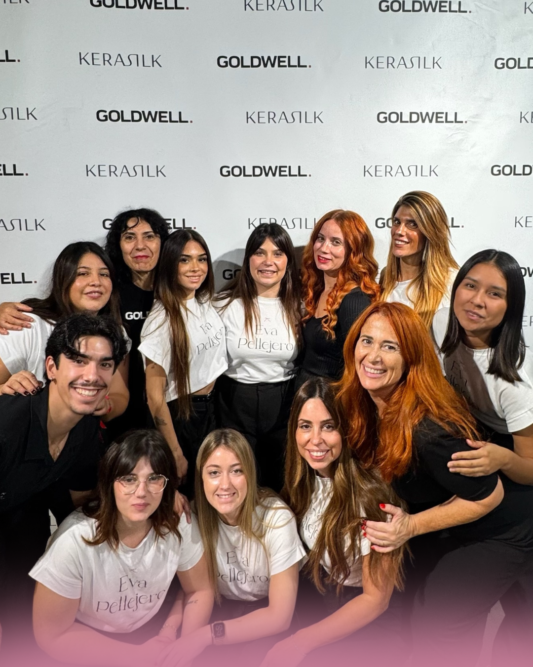 equipo eva pellejero en Goldwell españa