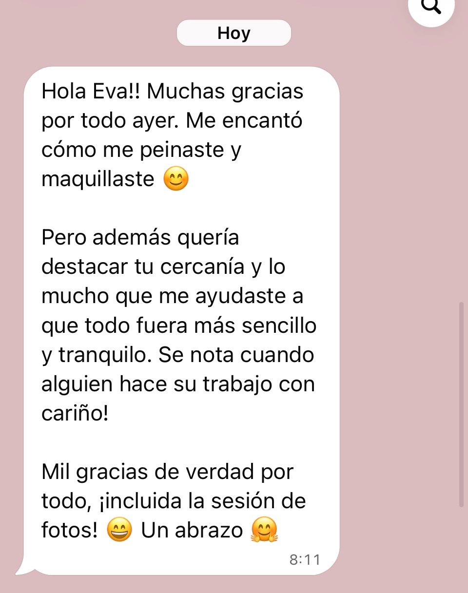 opiniones novias Eva Pellejero